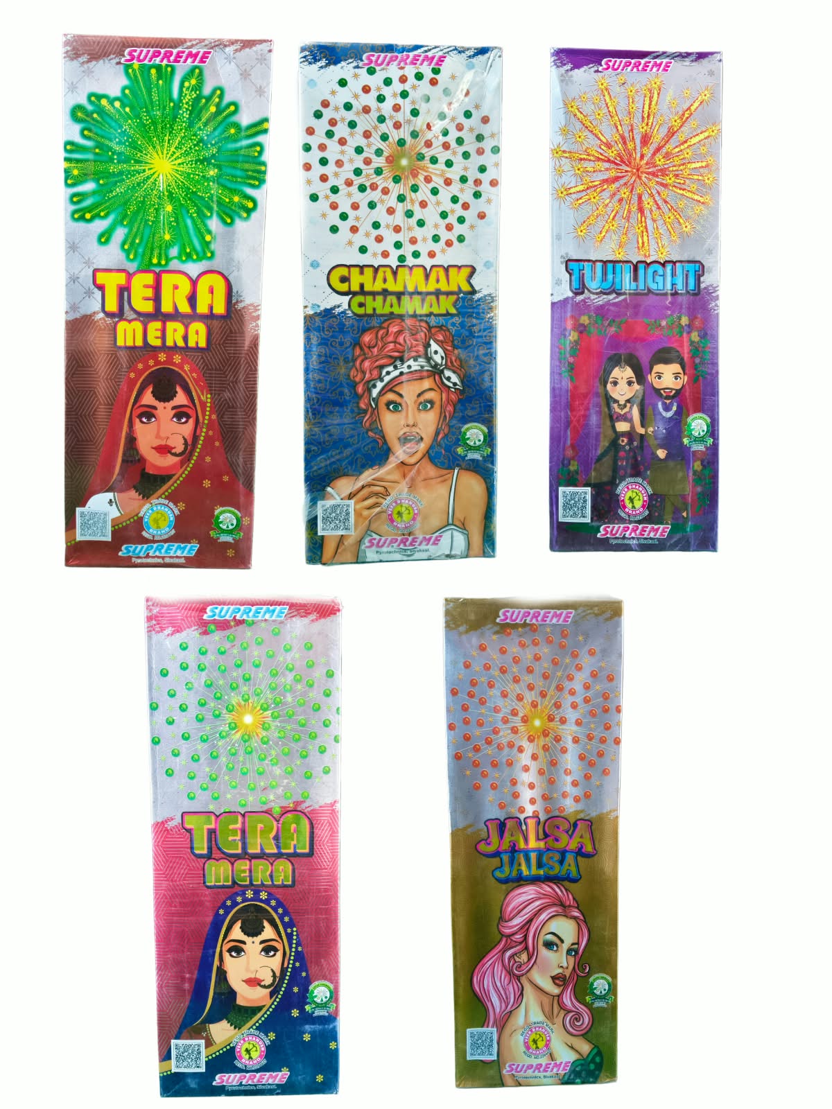 2 1/2" Tera Mera Mix - 2 Pcs
