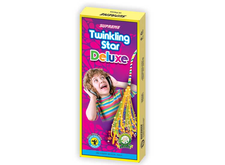 4" Twinkling star