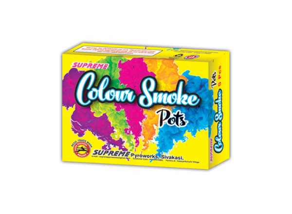 Colour Smoke Pots Small 5 Pcs