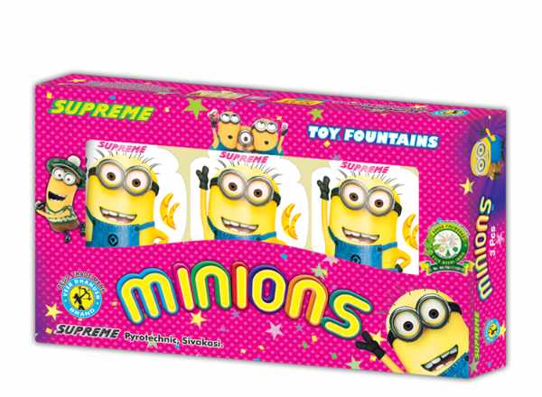 Minions Colourful - 3 Pcs