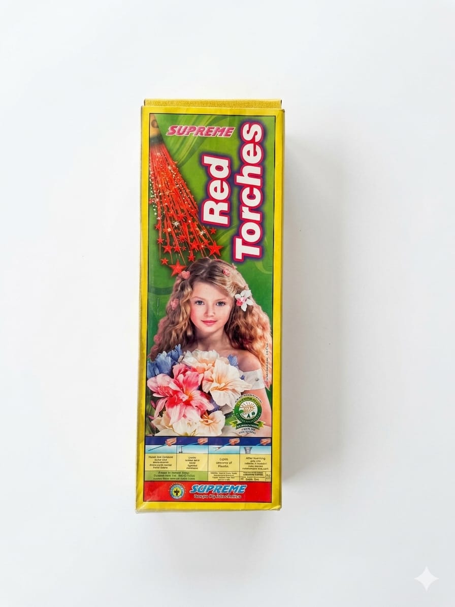 Red Flare Torch